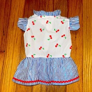 Doggie Cherry Print Dress